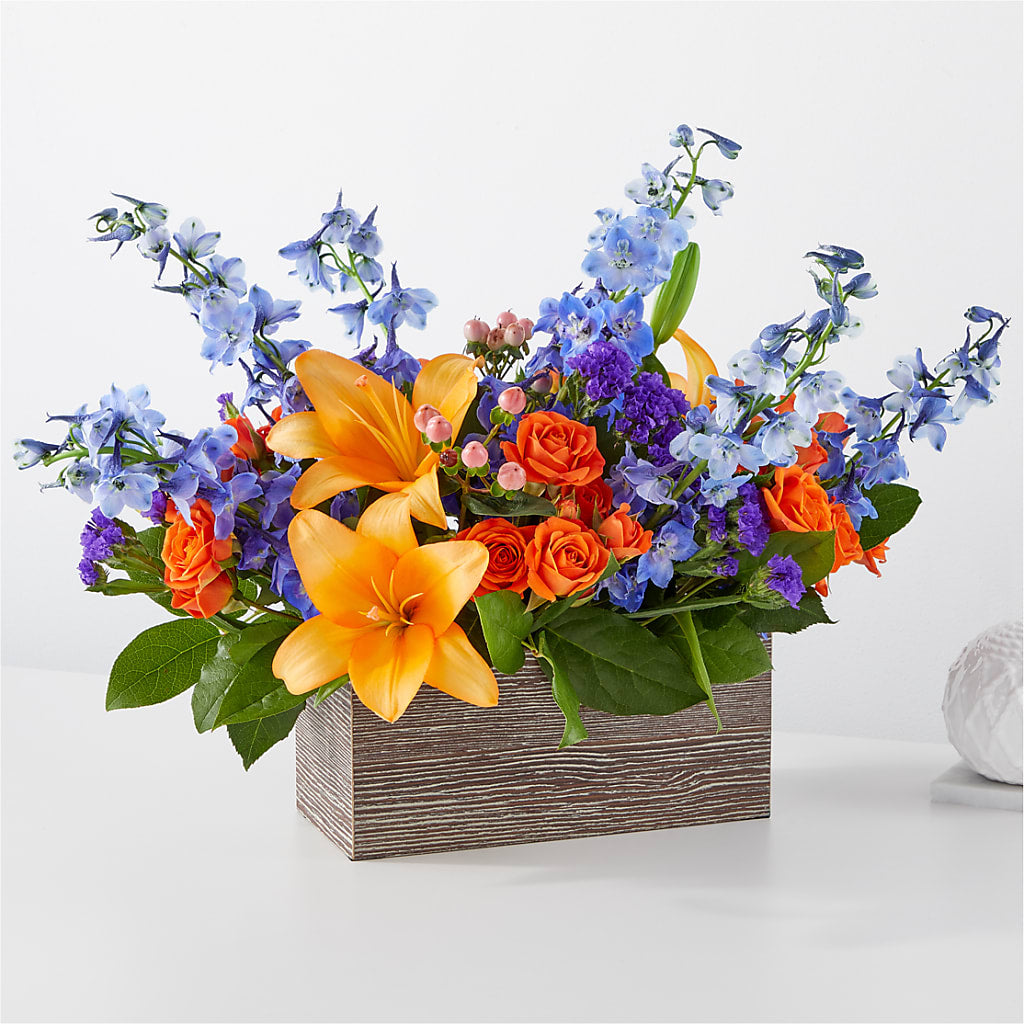 Radiant Citrus Box Bouquet – Miami Flowers, Miami FL
