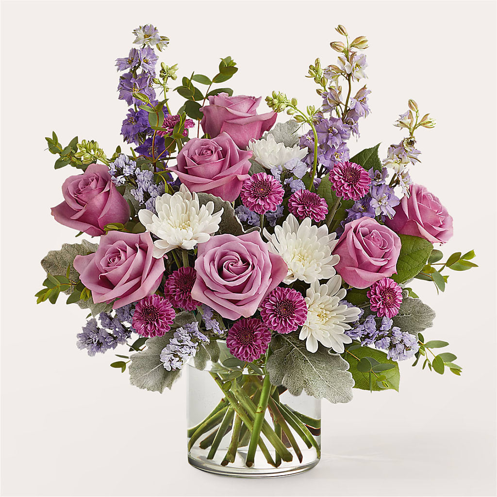 Violet Frost Bouquet – Miami Flowers, Miami FL