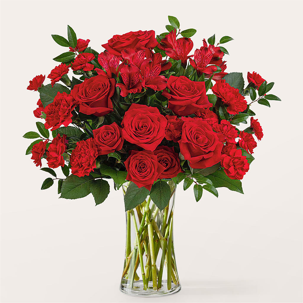 Brilliant Ruby Bouquet – Miami Flowers, Miami FL