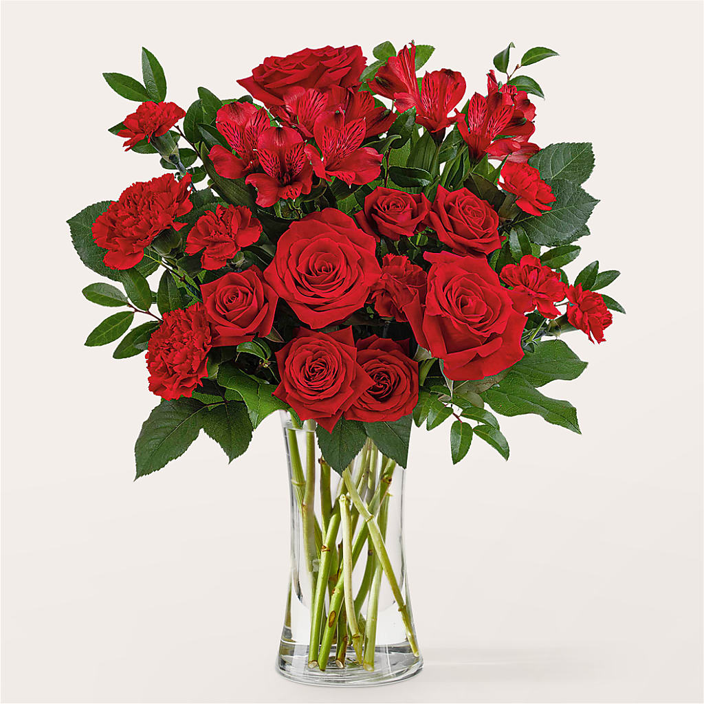 Brilliant Ruby Bouquet – Miami Flowers, Miami FL