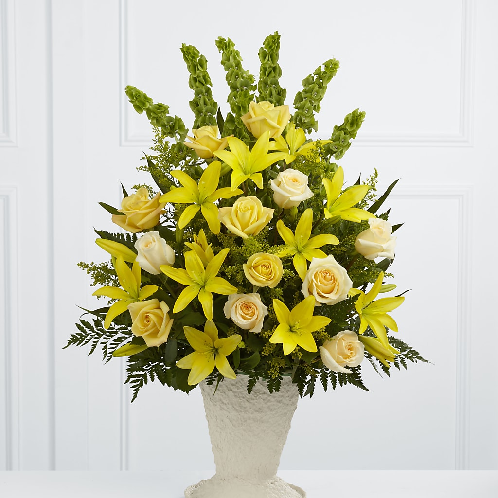 Golden Memories Arrangement – Miami Flowers, Miami FL