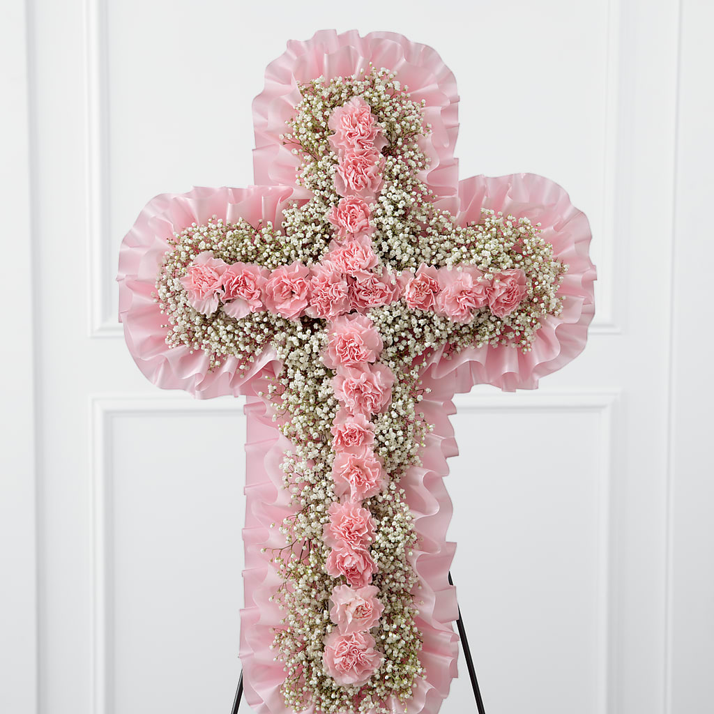 Angel's Cross Easel – Miami Flowers, Miami FL