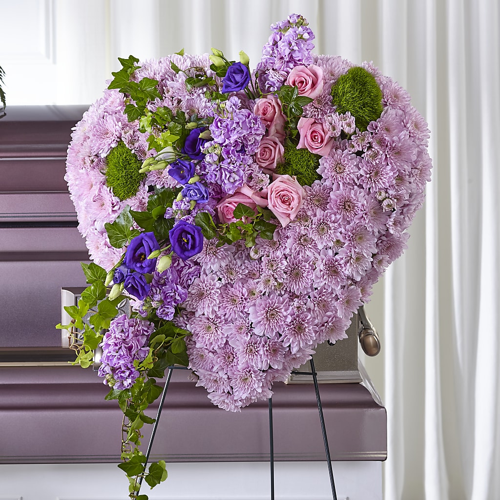 Treasured Love Standing Heart – Miami Flowers, Miami FL
