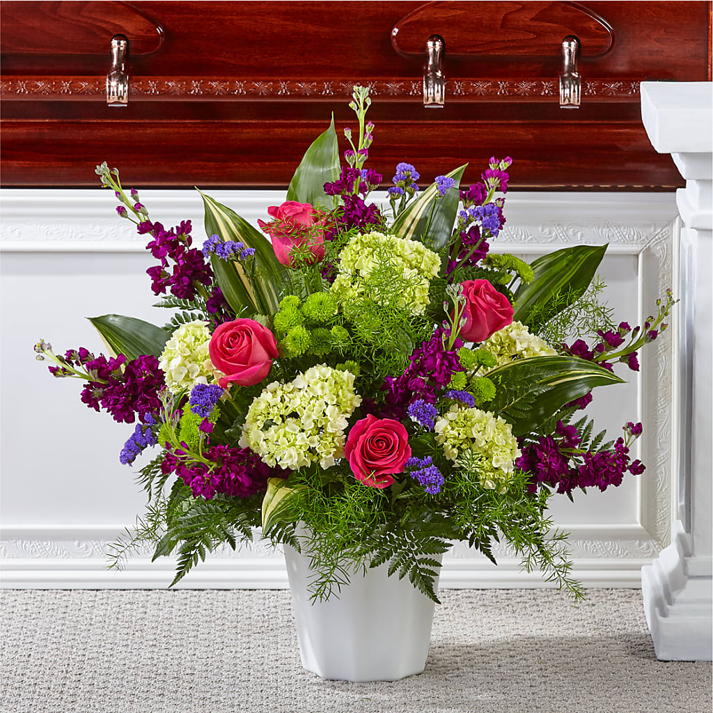 Beautiful Horizons Floor Basket – Miami Flowers, Miami FL