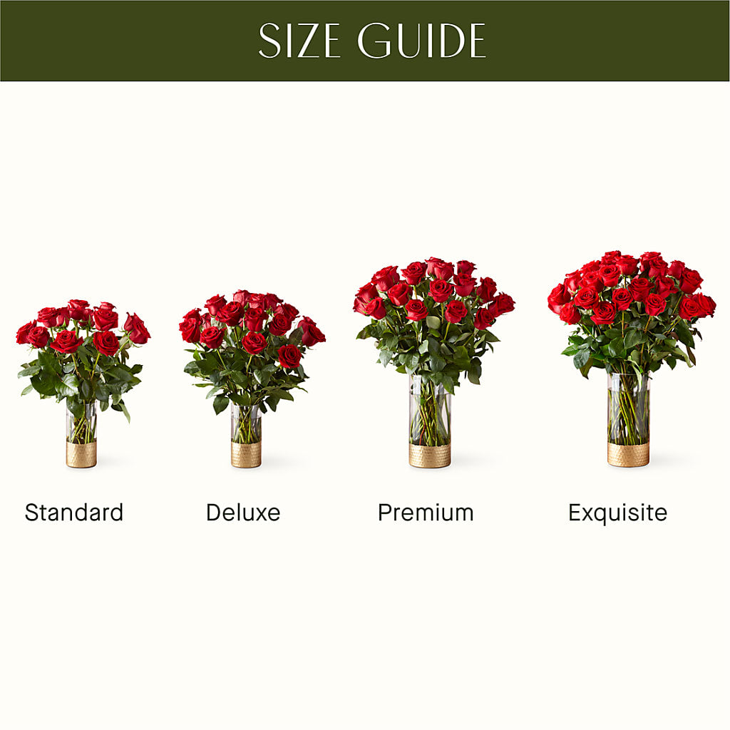 Classic Love Red Rose Bouquet – Miami Flowers, Miami FL