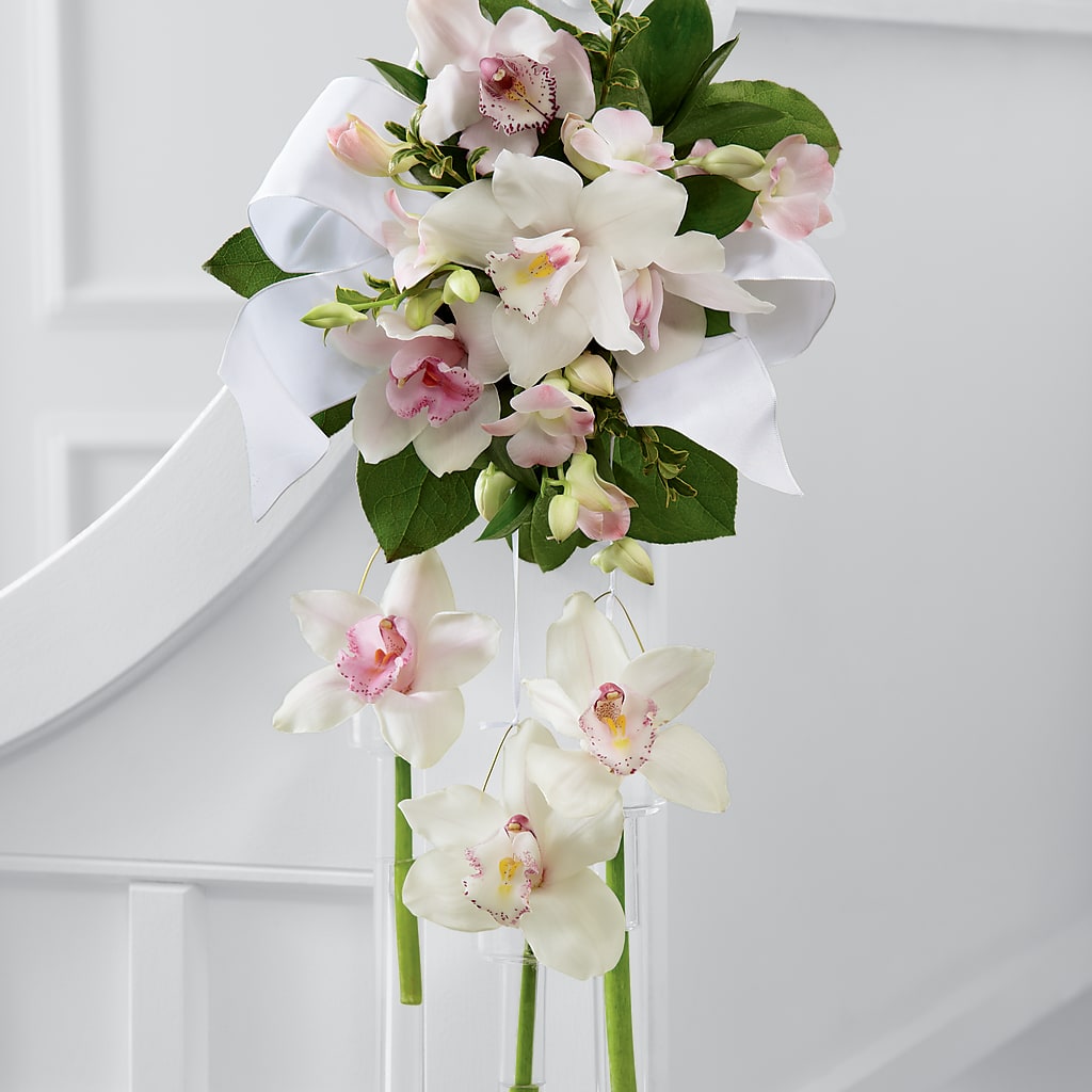 Perfect Entrance Pew Arrangement – Miami Flowers, Miami FL
