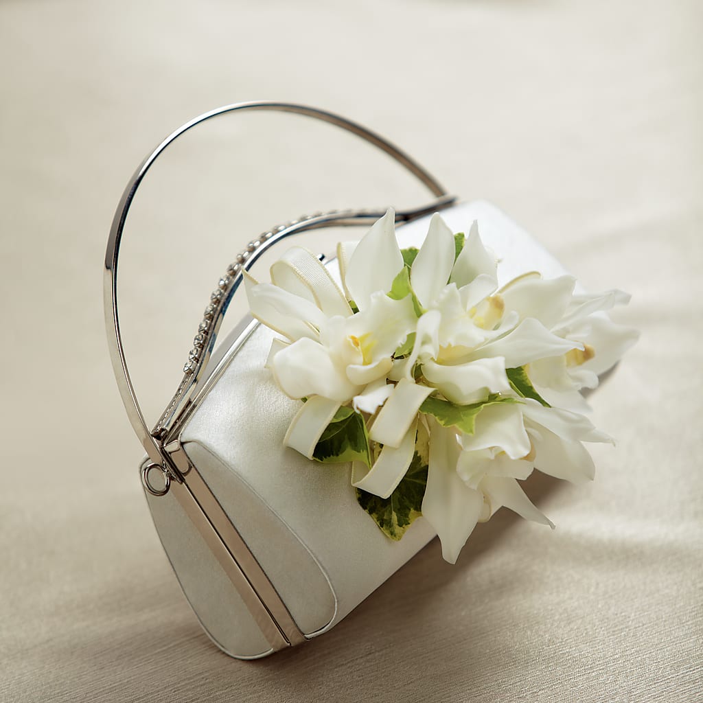 White Purse Decor – Miami Flowers, Miami FL