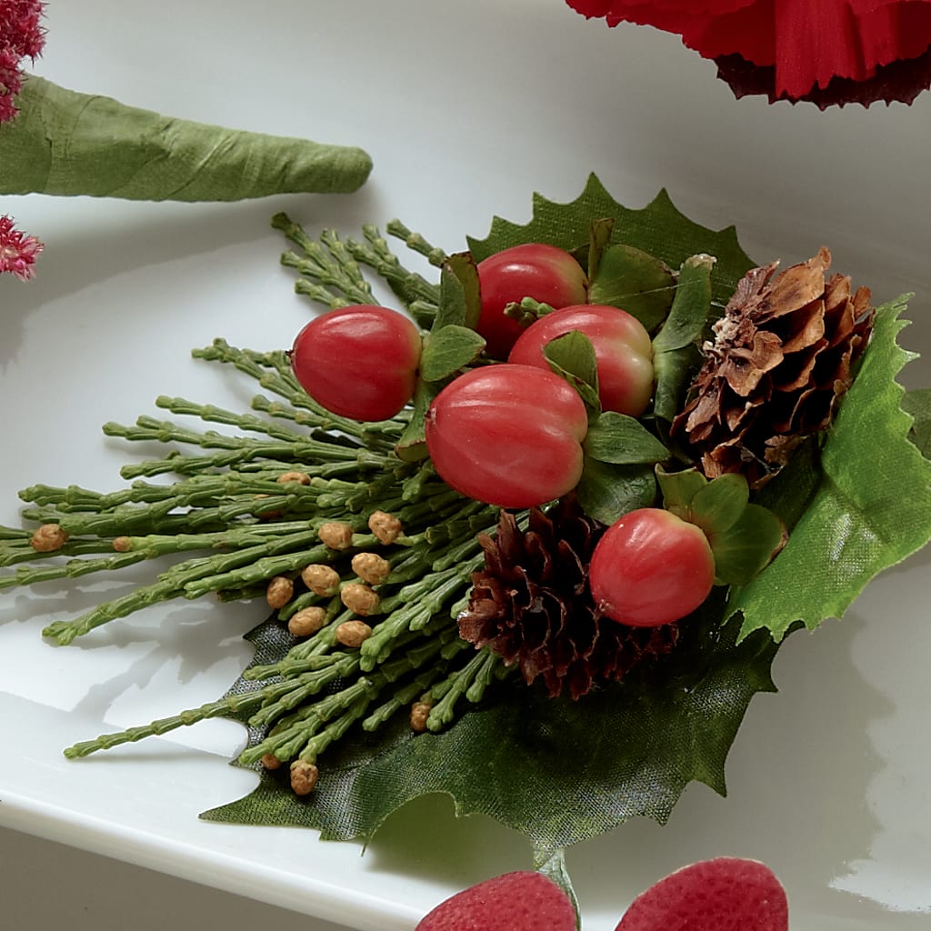 Red Berry Boutonniere – Miami Flowers, Miami FL
