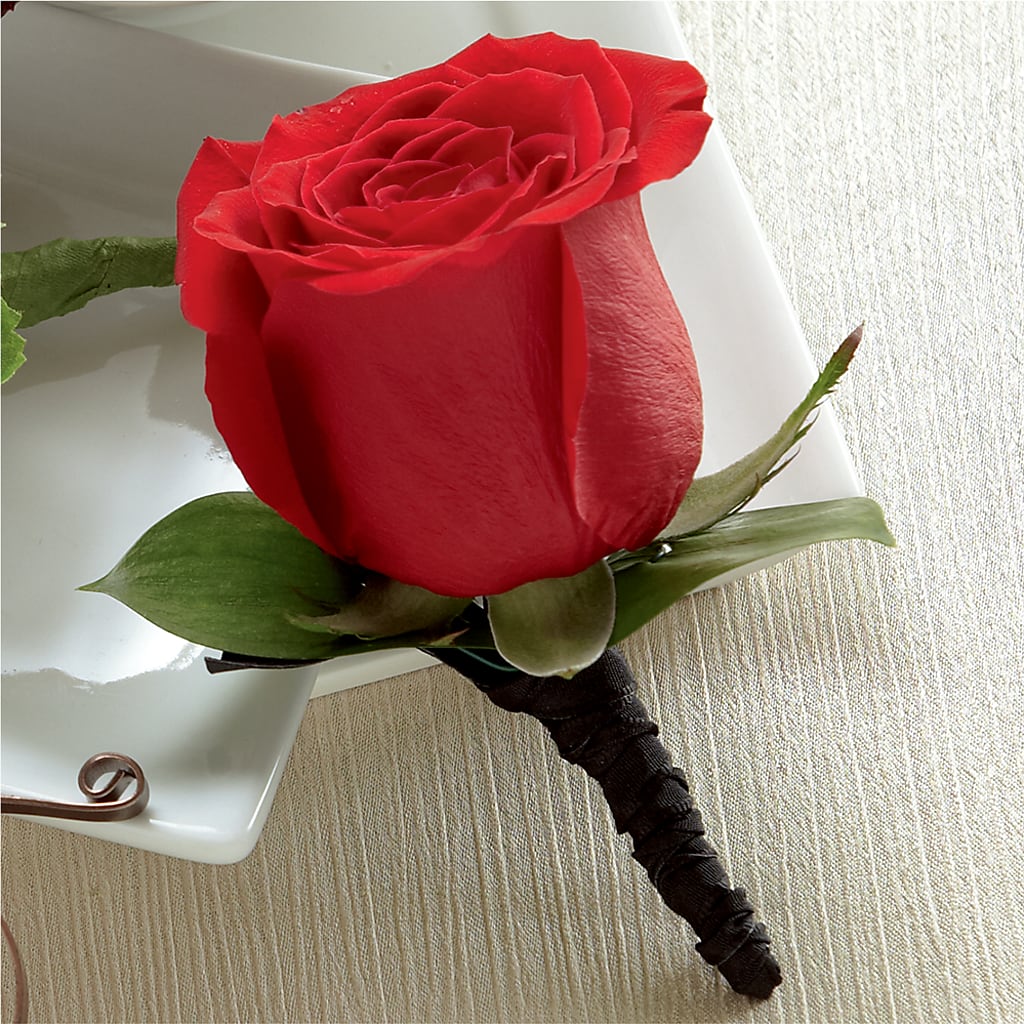 Red Rose Boutonniere – Miami Flowers, Miami FL