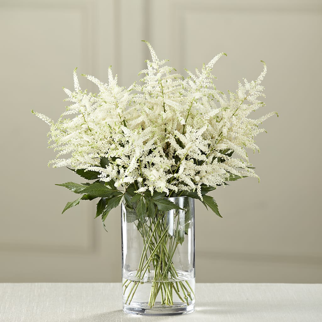 White Astilbe Bouquet – Miami Flowers, Miami FL