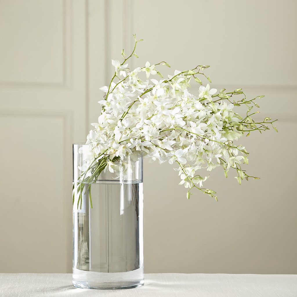 White Dendrobium Bouquet – Miami Flowers, Miami FL