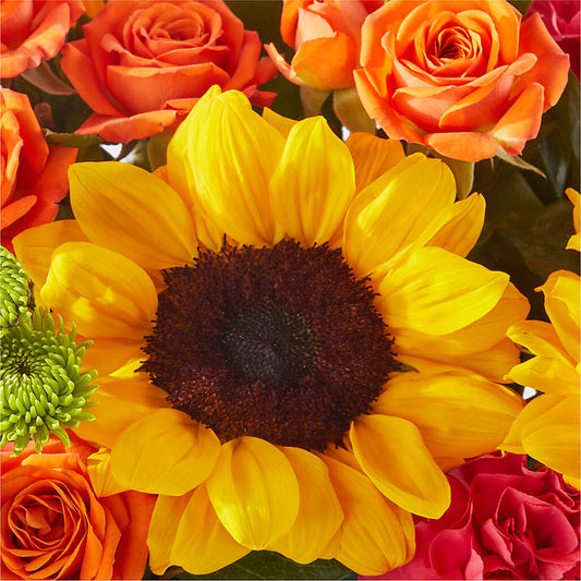 Sun-drenched Blooms Box Bouquet – MIAMI FLOWERS, Miami FL