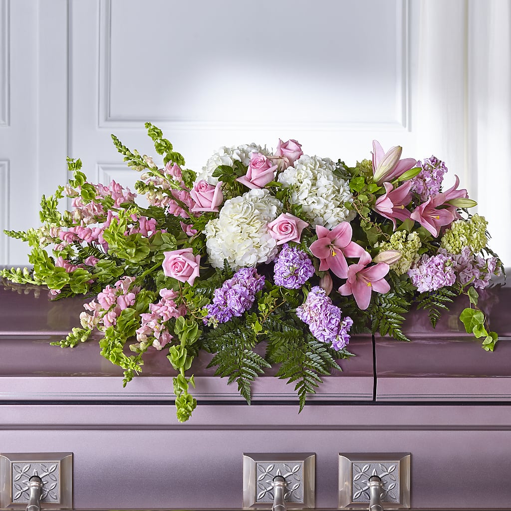 Life's Gratitude Casket Spray –  Miami Flowers, Miami FL
