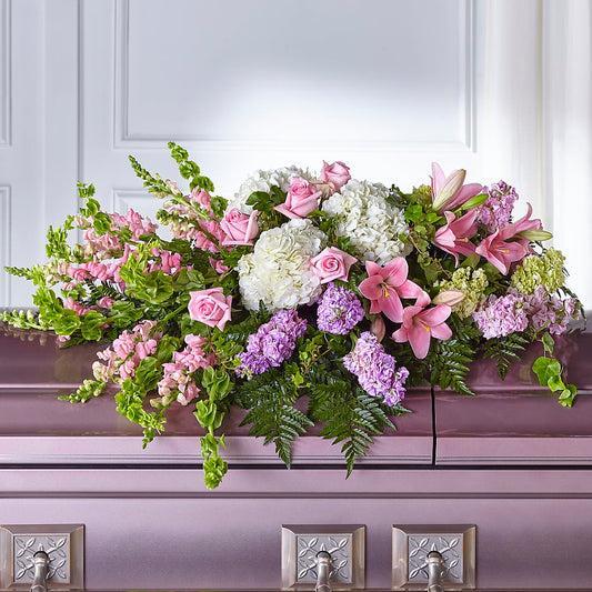 Life's Gratitude Casket Spray –  Miami Flowers, Miami FL