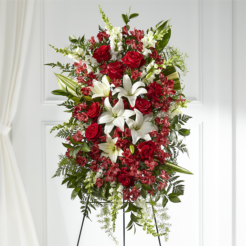 Everlasting Memory Standing Spray –  Miami Flowers, Miami FL