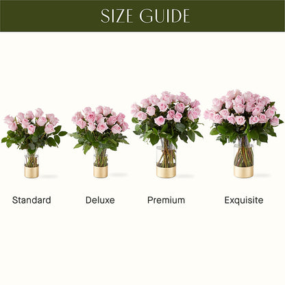 Picture Perfect Pink Rose Bouquet –  Miami Flowers, Miami FL